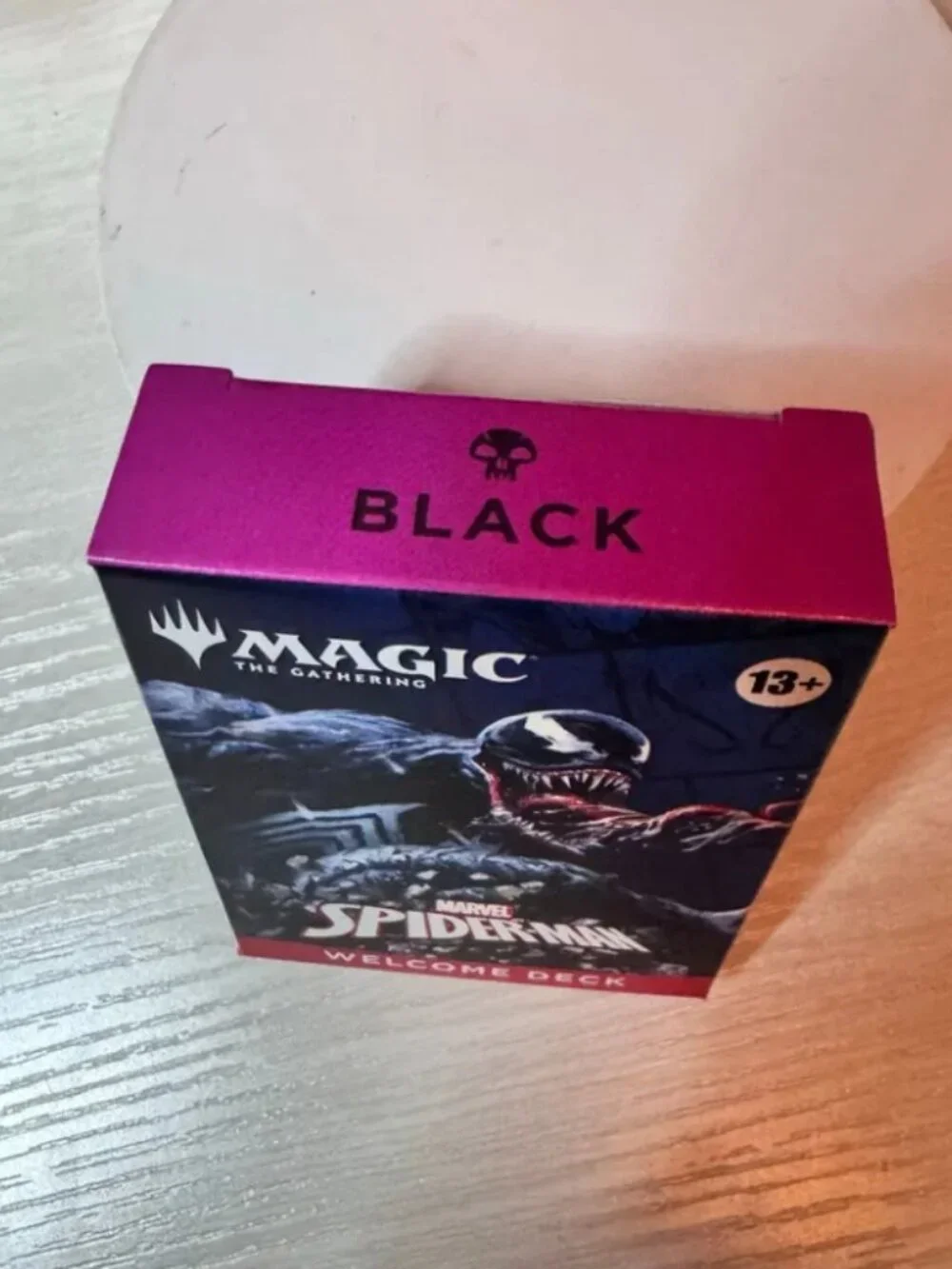 Magic The Gathering Spider-Man Black VENOM Welcome Deck Sealed